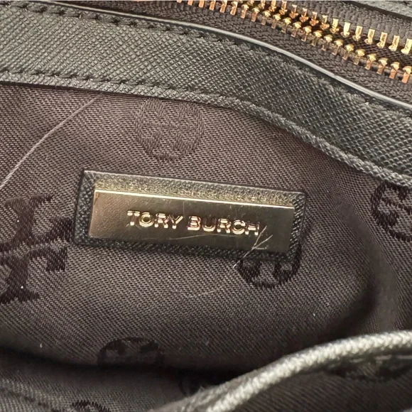 Tory Burch Black Crossbody Bag with Gold Chain - Picture 3 of 6